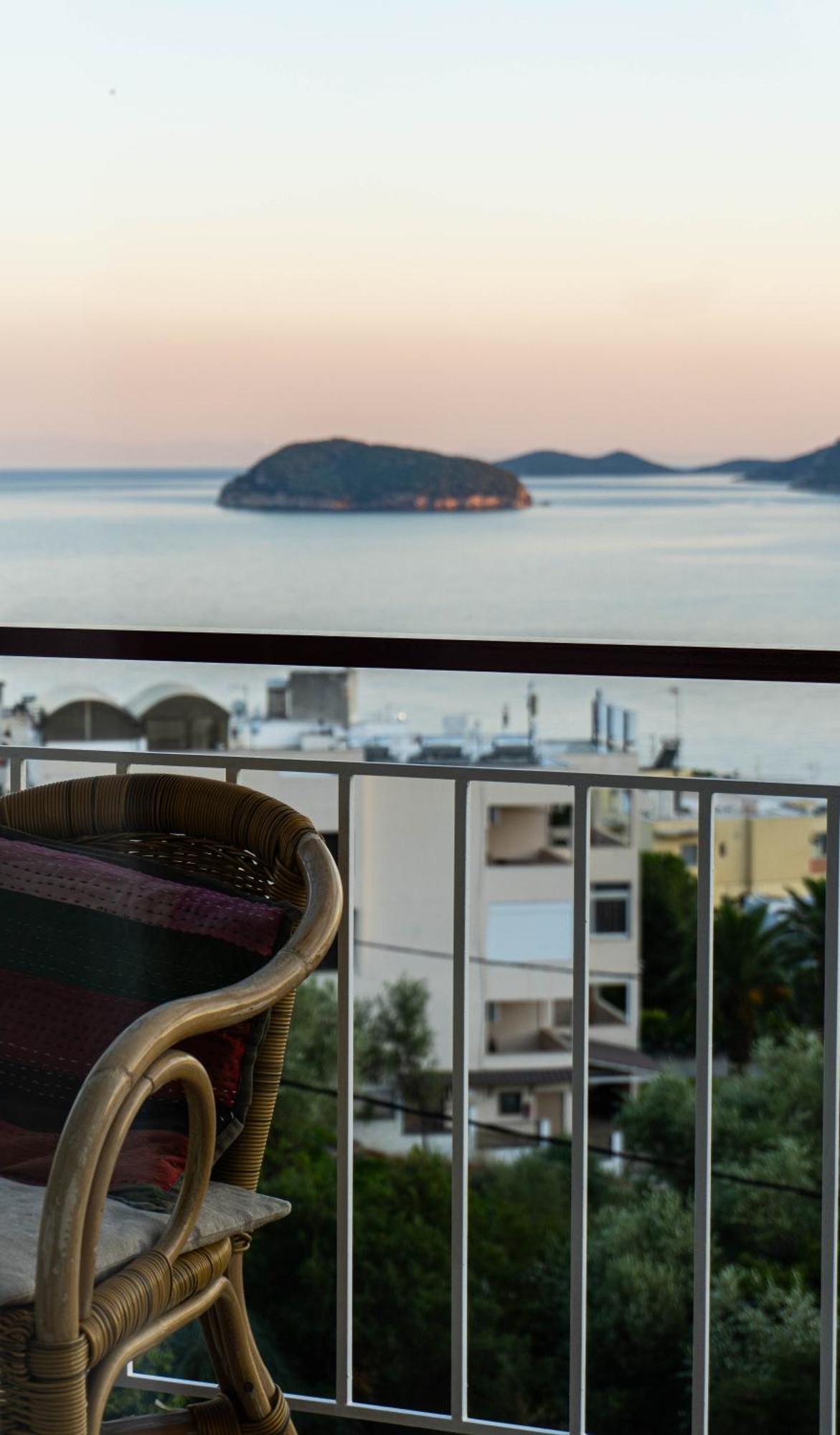 Mimoza'S Sea View Apartment Палеон-Цифликион Экстерьер фото